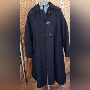 SALE 💣 1950 Katzman Big Button Coat